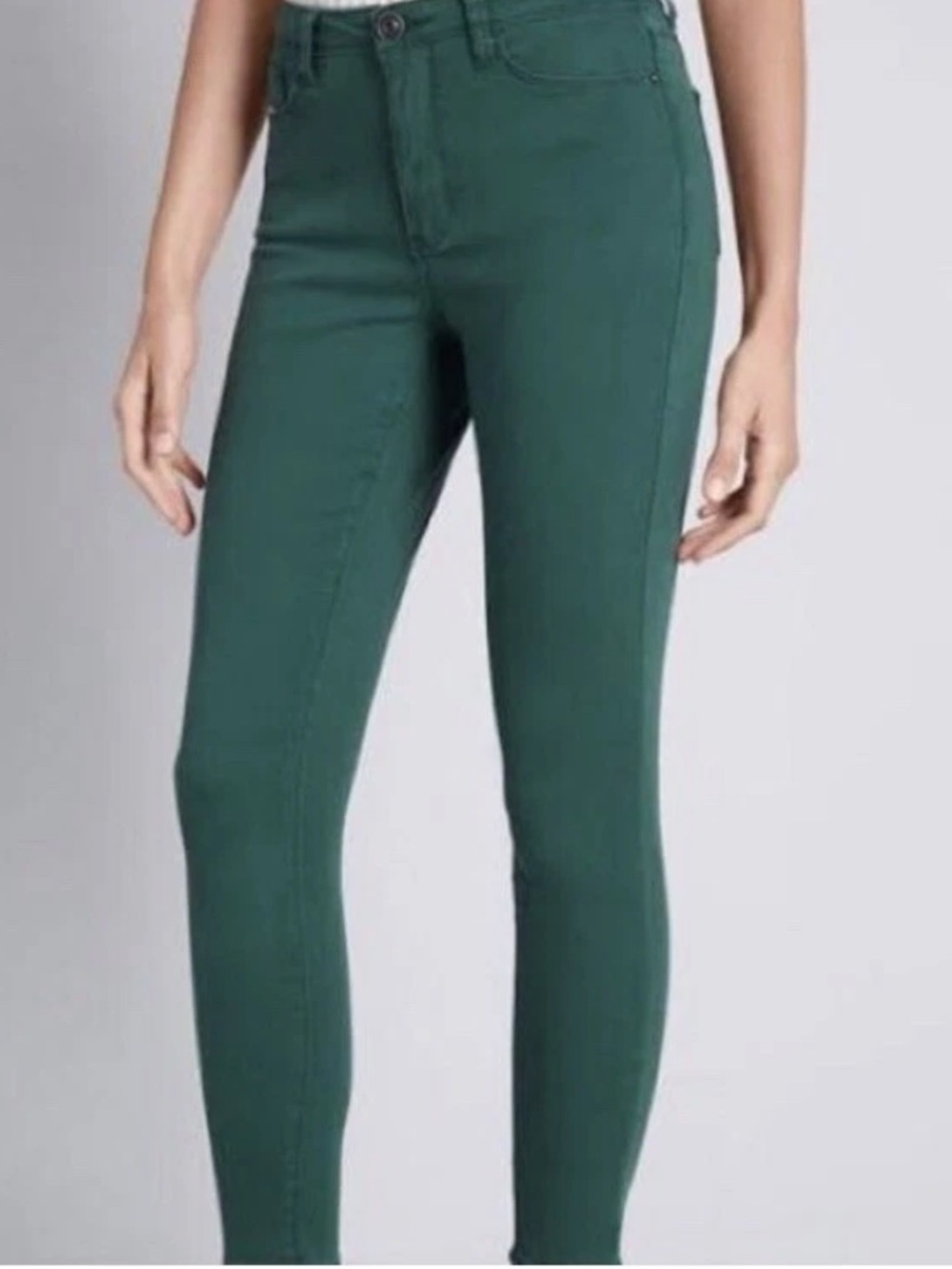 Madewell 9” Mid-Rise Skinny Jeans Green Women’s Size 28
